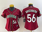 Women's Mexico Baseball #56 Randy Arozarena Number 2023 Red World Classic Stitched Jersey,baseball caps,new era cap wholesale,wholesale hats